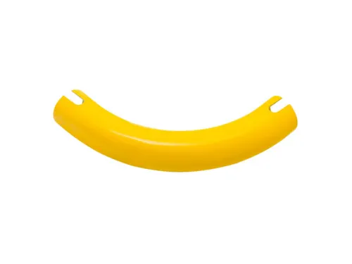vloerbarrière,beugel,v. binnen,HxØ 170x48,3mm,staal,geel,v. opsteken
