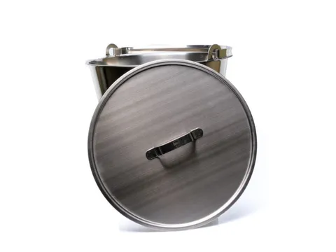 deksel,RVS,v. emmer inhoud 10l