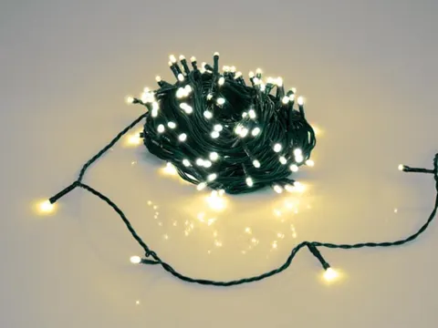 Novalight LED - 24m - 160 Warm Witte Lampen - Groene Draad