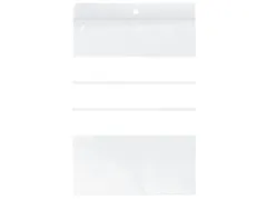 Gripzak Raadhuis 80x120mm met schrijfvlak, krimp a 100 stuks