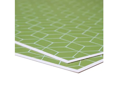 Placemat 45x32cm PVC Wereldkaart Beige 6 Stuks