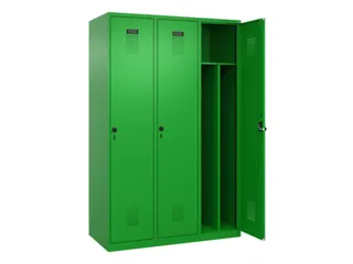 locker voor scheiding van kleding,HxBxD 1850x1200x500mm,3vak - 1