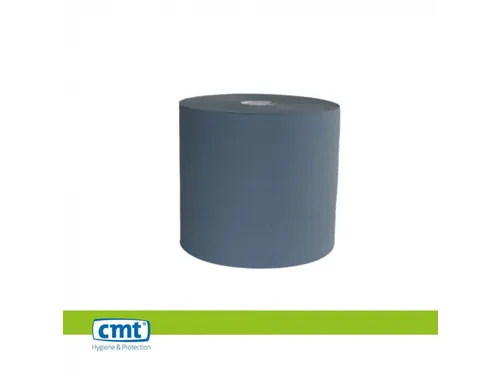 Poetsrol Industrie Recycled 2-laags 380m Blauw 2 Rol
