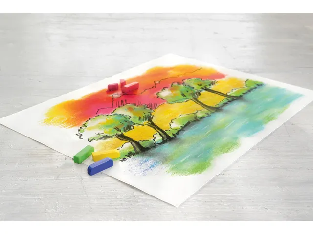 Pastelkrijt Faber-Castell halve lengte etui à 24 stuks