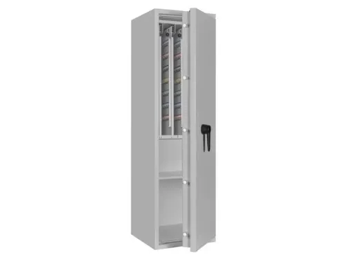 sleutelkluis,HxBxD 1400x400x420mm,448haak,legborden,romp RAL7035