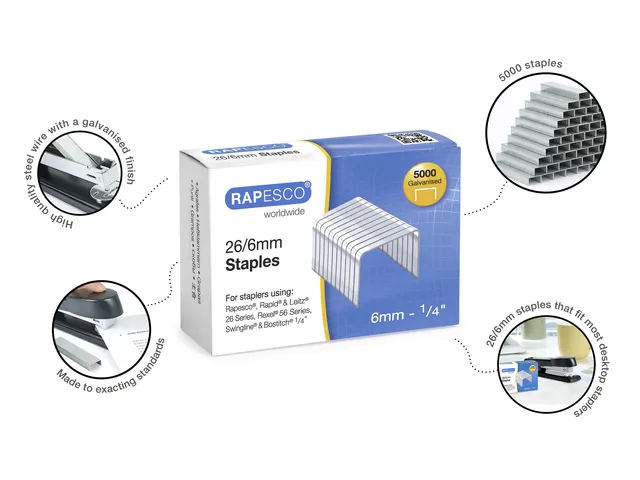 Nietjes 26/6Mm Per 5000 Stuks