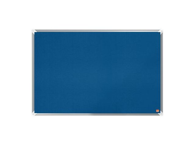 Nobo Premium Plus Memobord vilt 60x90cm blauw | PrikbordWinkel.nl