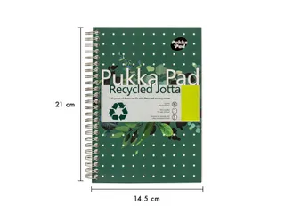 Notitieboek Pukka Jotta A5 lijn 55vel/110pagina's 80 gram groen - 4