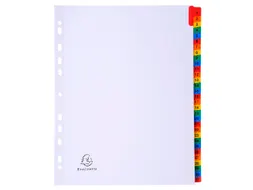 Tabblad Karton 160 Gram A4 + index 31 tabs wit