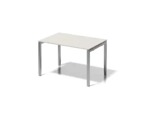In hoogte verstelbaar bureau,HxBxD 650-850x1200x800mm,blad grijswit - 1