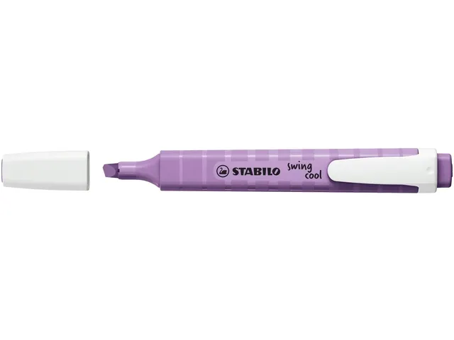 Markeerstift STABILO Swing cool Wildflower grijsviolet