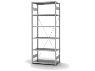 systeemstelling,grondveld,HxBxD 2500x1060x535mm,vakl. 140kg - 2
