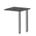aanbouwtafel,i.h.v.,HxBxD 720-840x600x600mm,MS-donkergrijs