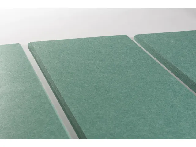 Panneau mural acoustique Feutre PET 30x120cm Vert pétrole 4pcs