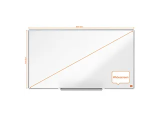 Whiteboard Nobo Impression Pro Widescreen 50x89cm staal - 2