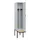 locker met bank,voor scheiding van kleding,HxBxD 2120x400x815mm,1vak