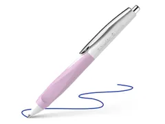 Balpen Schneider Haptify wit-lavendel