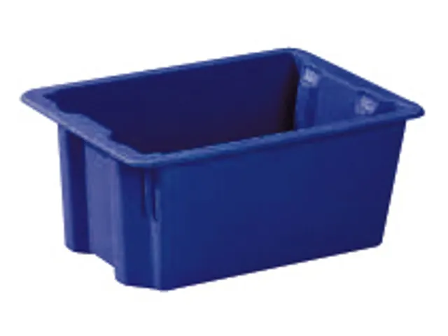 Draaistapelbak Pp Hxlxb 180X400X280Mm 13L Blauw