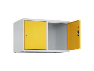 opzetkast,v. locker,2vak.,vak B 400mm,HxBxD 500x800x500mm,cilinderslot - 1