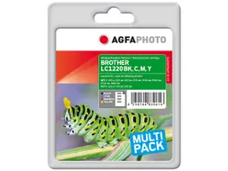 AgfaPhoto Brother LC1220BKRBWBPDR MFCJ Inkt CMYK Rebuilt set van 4