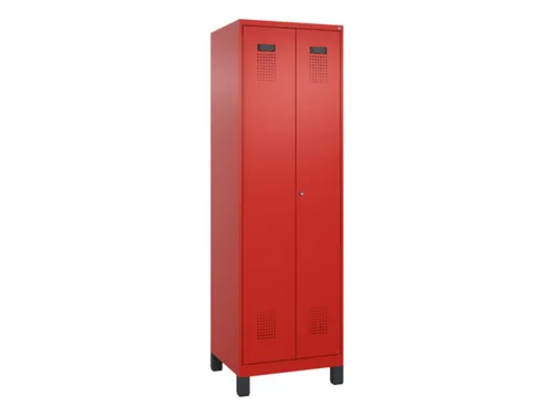 locker voor scheiding van kleding,HxBxD 1950x600x500mm,2vak