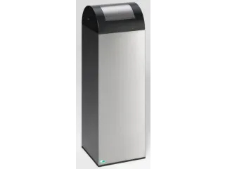 Afvalverzamelaar Zelfblussend 89 Liter 1045X320X320Mm Klemring Zilver - 1