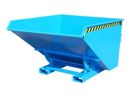 Kiepbak Hxbxd 1103x1570x1720mm 1.7m³ Afrolmechaniek Gelakt Ral5012