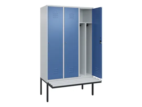 locker voor scheiding van kleding,HxBxD 2120x1200x815mm,3vak