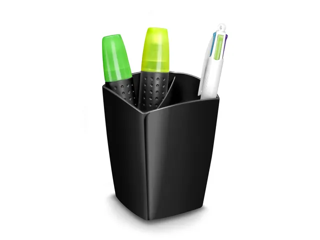 Pennenbak CEP Greenspirit 2-vaks plastic zwart