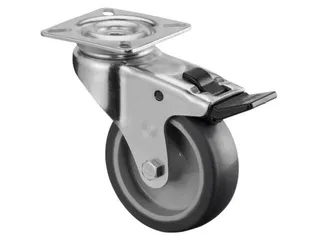 Zwenkwiel Dubbele Vastzetter 40kg Plaat 50x18mm Thermoplast Spoorvrij - 3