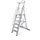 Ladder Aluminium Bordes 1.40m 6Treden Incl.Bordes