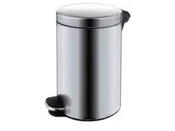 RVS pedaalemmer,3l,HxØ 260x170mm,binnenbak kunststof,romp mat