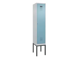 locker,HxBxD 2120x400x500mm,1vak,vak B 400mm,cil.-slot,voetonderstel - 2