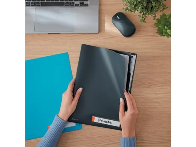 Cosy L-Map A4 3-Tabs Pp 0.20mm Grijs ondoorzichtig