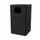 combi-asbak,HxBxD 537x325x388mm,afvalbak inhoud 35l,romp staal RAL7021