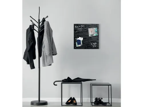 Glasmagneetbord Sigel Artverum 480x480x15mm leisteen