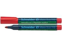 Schneider Whiteboard + Flipchart Marker Maxx Eco 110 Rood