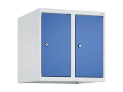 opzetkast,v. locker,2vak.,vak B 250mm,HxBxD 500x500x500mm,vleugeldeur