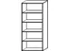 kantoorstelling,HxBxD 1920x800x430mm,4xhouten vloer,decor romp beuken