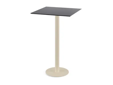 statafel,HxBxD 1090x700x700mm,rechthoekig,schotelvoet zandkleuren