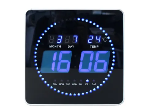 Wandklok Unilux Flo led 28cmx28cm