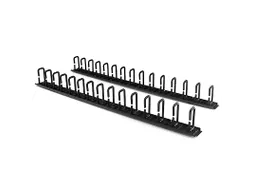Verticale kabelmanager met D-ring haken 40U 1,8 m