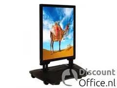 Stoepbord ShopStopper Deluxe A1 Zwart