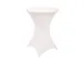 Housse de table haute BRASQ 80cm blanc