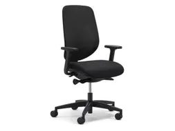 Giroflex Bureaustoel 353 met automatic-move mechanisme Zwart
