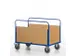 chariot à ridelles longitudinales,force 600kg,plateau Lxl 1200x770mm