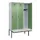 locker met bank,HxBxD 2120x1200x815mm,3vak,vak B 400mm,draaigrendel