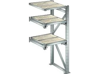 uittrekstelling voor zware lasten,HxBxD 2000x890x860mm,vaklast 1000kg - 2