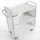 Dossierwagen 150kg 3 Etages H 1070mm 800x490mm Ral7035