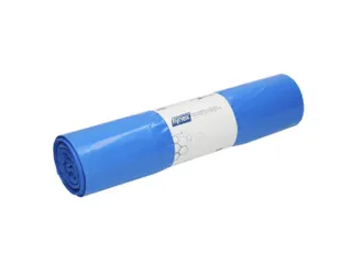 Hynex Afvalzak LDPE Gerecycled T80 240 Liter Blauw 65+50x135cm 10st - 2